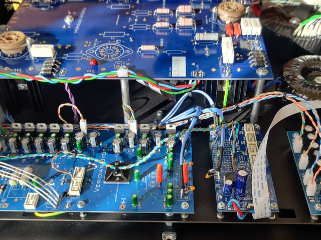 Converter and control boards, build date pencilled on