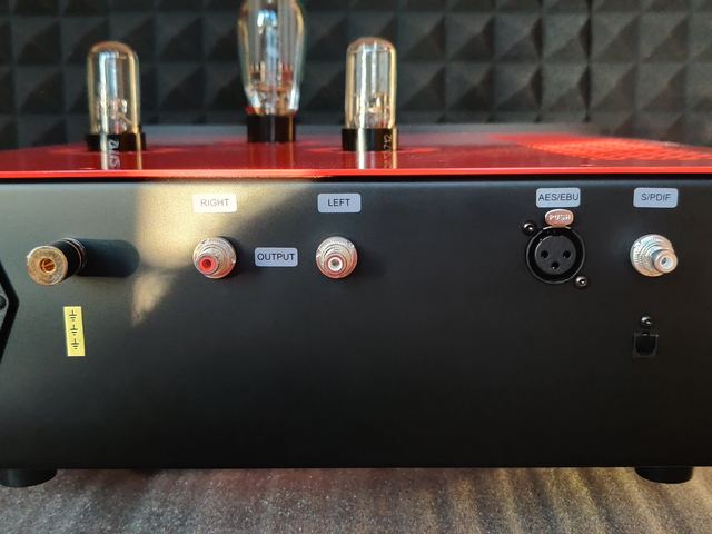 Red build, rear panel